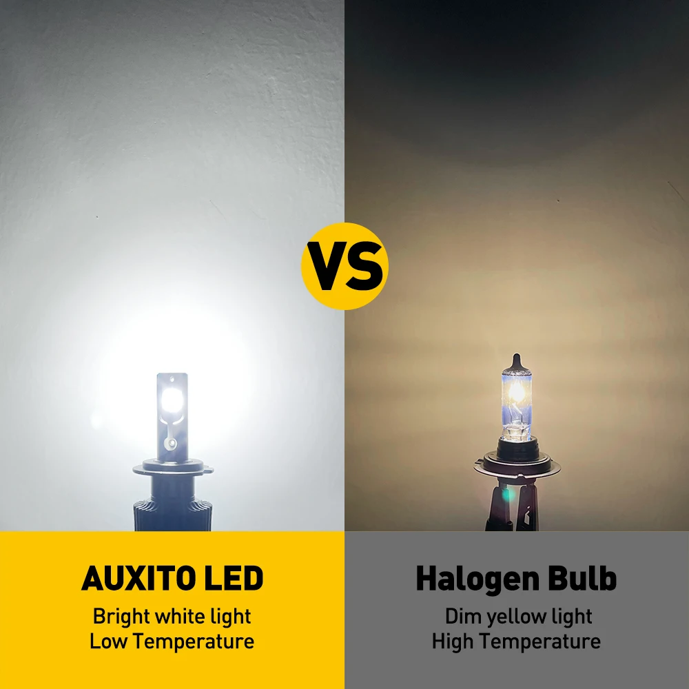 2x 50W 16000LM H8 H9 H16JP H11 Car Headlight H4 H7 H1 LED Light 9003 9005 9006 Headlamp Auto Lamp LED Bulb 6000K White