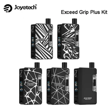 

Original Joyetech Exceed Grip Plus Pod System Kit 80W with EZ Coils & 2.6ml EZ Cartridge Power by 18650 Battery E-Cig Pod Kit