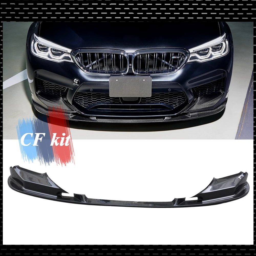 Передний разветвитель губ из углеродного волокна подходит для BMW F90 M5 бампер