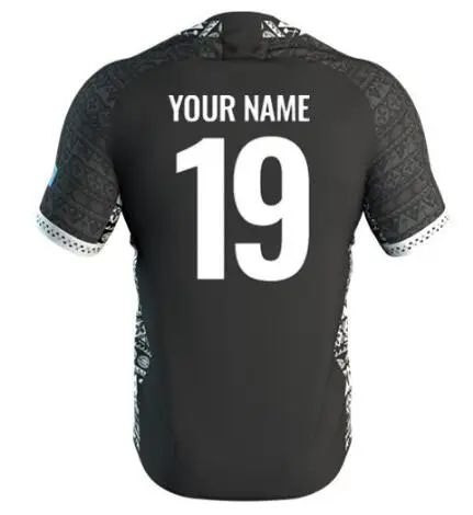 Print name number Fiji home Out Футболка для регби Размер: S-5XL - Цвет: Print name number