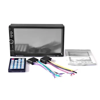 

7060B 7 inch Vehicle Auto Car MP5 Video Player In Touch Screen Support MP3 USB TF AUX FM & Remote Control