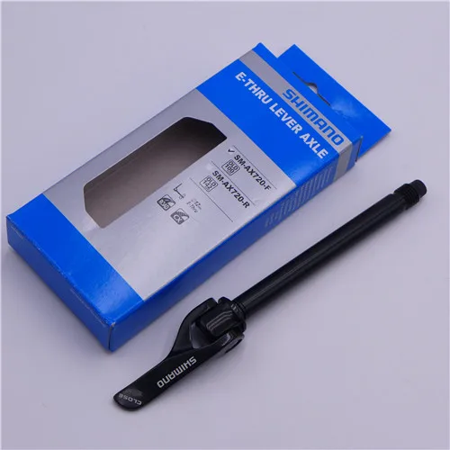 front 100x12mm SHIMANO SM-AX720 E-THRU рычаг ось для шоссейного велосипеда CX AX720 через 100*12 мм 142*12 мм - Цвет: front 100x12mm