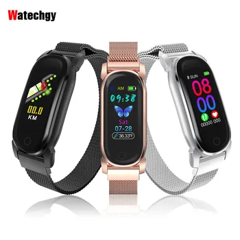 

Watechgy Smart Bracelet YD8 Temperature Measurement Thermometer Band Women Heart Rate Fitness Tracker Clock Sport Smartwatch