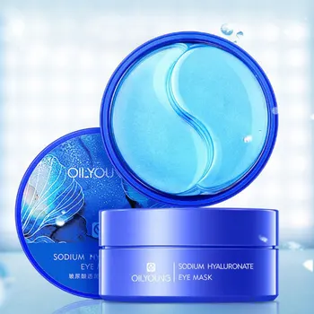 

Hyaluronic Acid Eye Mask VC Eye Patch Face Eye Care Remove Dark Circle Puffiness Ageless Lifting Firming Skin Care Y1