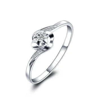 

18k White Gold Diamond Ring A Carat Genuine Platinum Rose Gold Wedding Marriage Couple