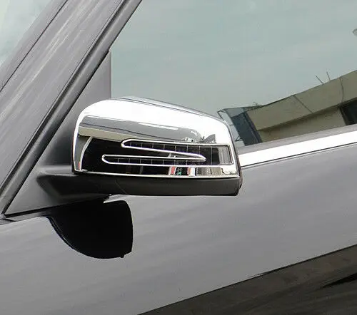 Хромированная боковая зеркальная Накладка для Mercedes BENZ W204 W212 W117 A B C E CLA GLA