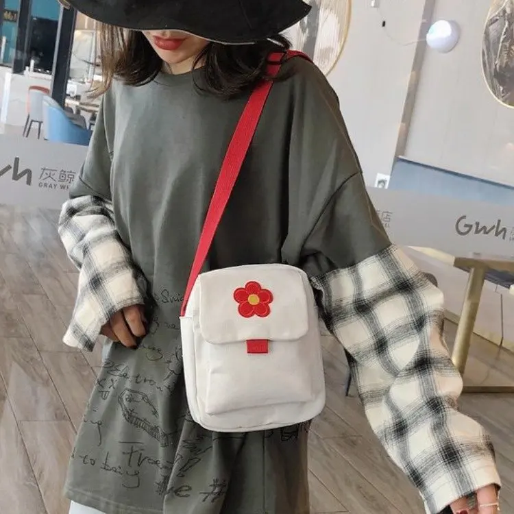 

Versitile Fashion WOMEN'S Bag Shoulder Evening Bag Canvas Bag Shoulder Trend Versatile Casual Outdoor Single-shoulder Canvas Bag