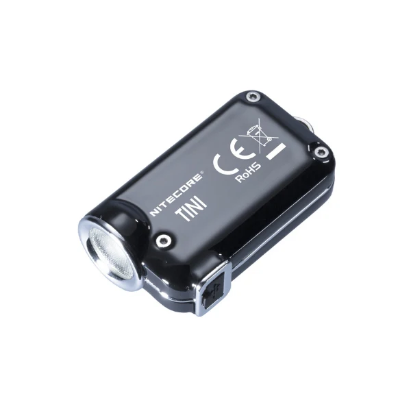Nitecore TINI SS USB перезаряжаемая светодиодная подсветка ключа из нержавеющей стали CREE XP-G2 S3 светодиодный 380 лм включает USB перезаряжаемый литий-ионный аккумулятор - Испускаемый цвет: Black