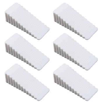 

6pcs School Collision Proof Wall Protector Bumper Heavy Duty Anti Slip Silicone Door Stopper Windproof Hospital Wedge Home Floor