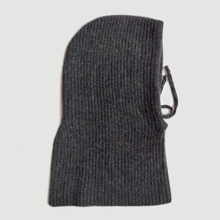 CAVME 2 Gray Зимняя кашемировая шапка, цельная, унисекс, облегающая шапка, одноцветная, кашемир, свободный размер - Цвет: CAVME 2 Gray