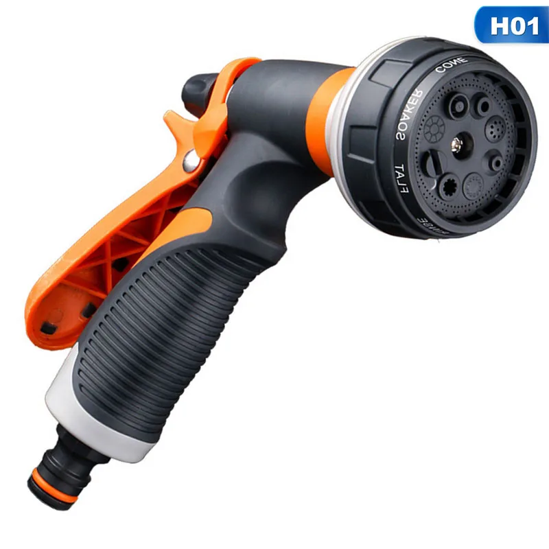 

Water Gun Garden Hose Nozzle Hand Sprayer Car Wash Adjustable Watering Spray Gun Pistol Garden Watering Tool Plastic