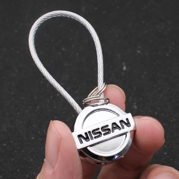 

3D Metal Car Styling Keychain Key Chain Key Rings For Nissan Sylphy Altma X-trai Qashqai Kicks Lannia Tiida Auto Accessories