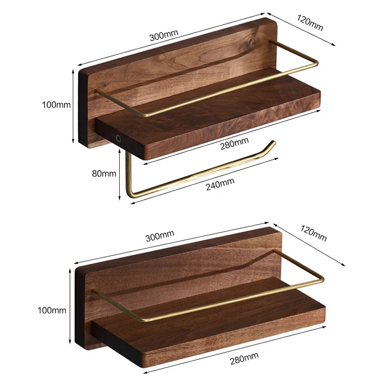 ROVATE Rustic Floating Shelves Wall Mounted 