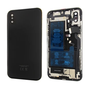 

For iphone X XS XR MAX housing with inner parts battery Original flex cable full assembly replacement