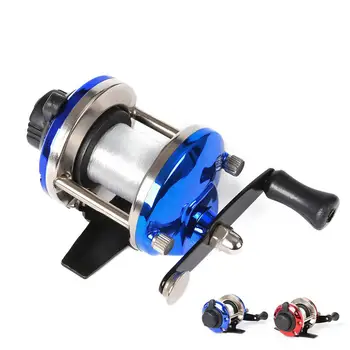 

Outdoor Fishing Winter Baitcasting Reel Mini Metal Bait Casting Boat Fishing Wheel Roller Coil with 50m Line Wire Dropshipping