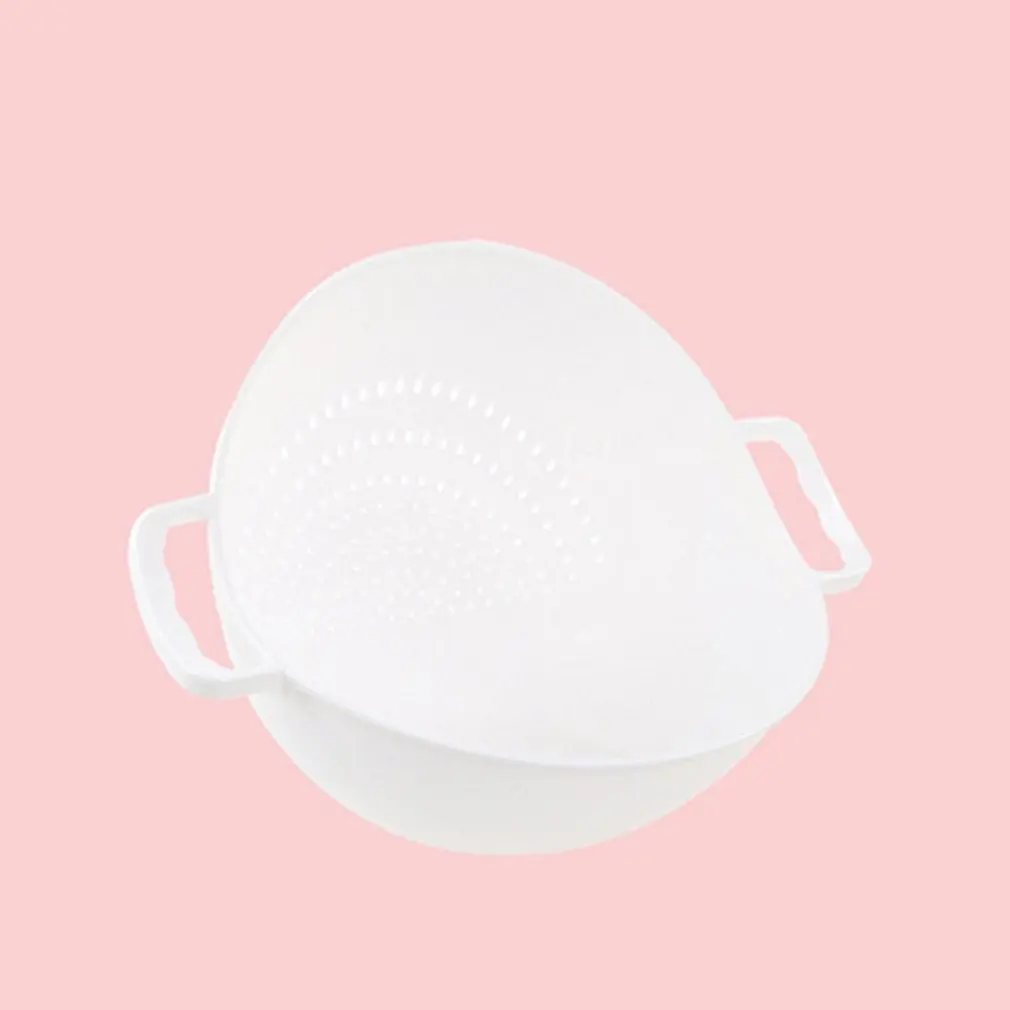 

Wonderful Double Handle Rice Washing Machine Basket Kitchen Basket Rice Wash Sieve Strainer Kitchen Tool Helper