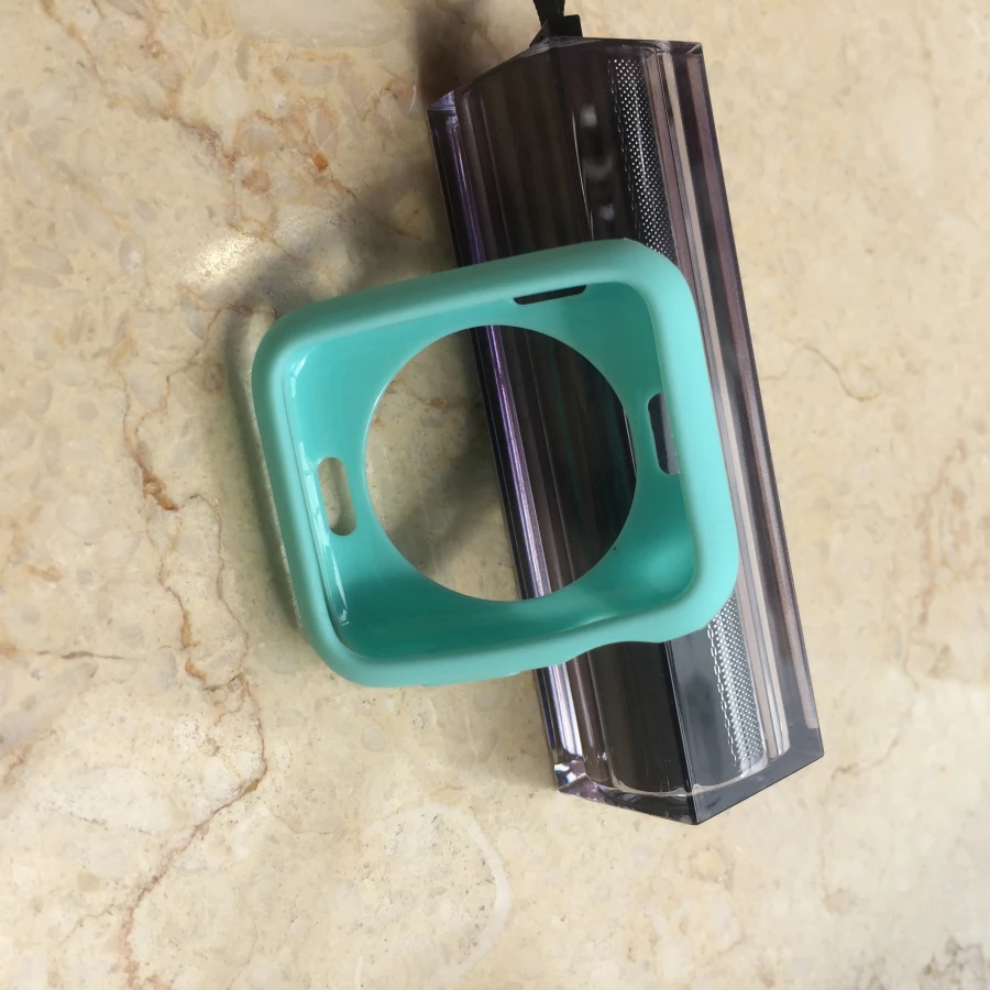 Soft Silicon TPU Cover for Apple Watch Series 3 2 4 38mm 42mm 40mm 44mm Case Candy Color Protector Bumper Watch Band Accessories - Цвет: Sky Blue