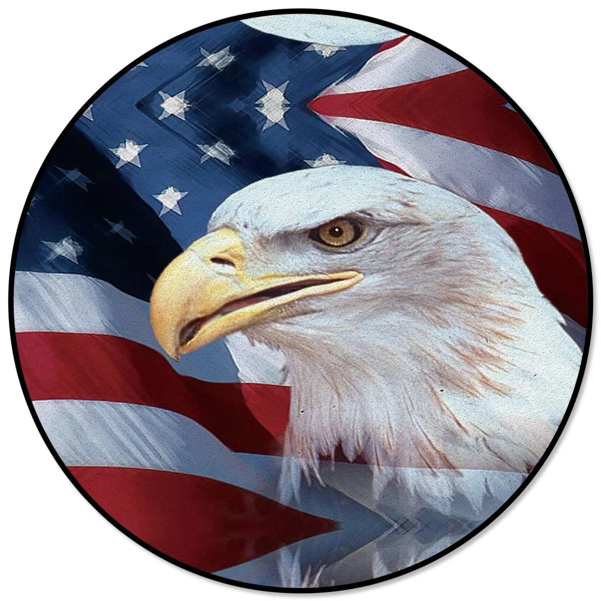 Американский Флаг Орел круглый ковер ковры для гостиной Декор ковры для детской комнаты Коврики для спальни современные коврики