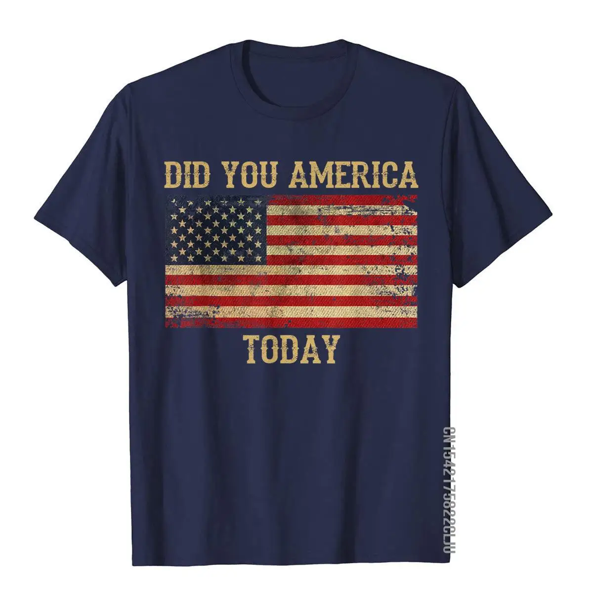 DID YOU AMERICA TODAY T-SHIRT T-Shirt__97A2047navy