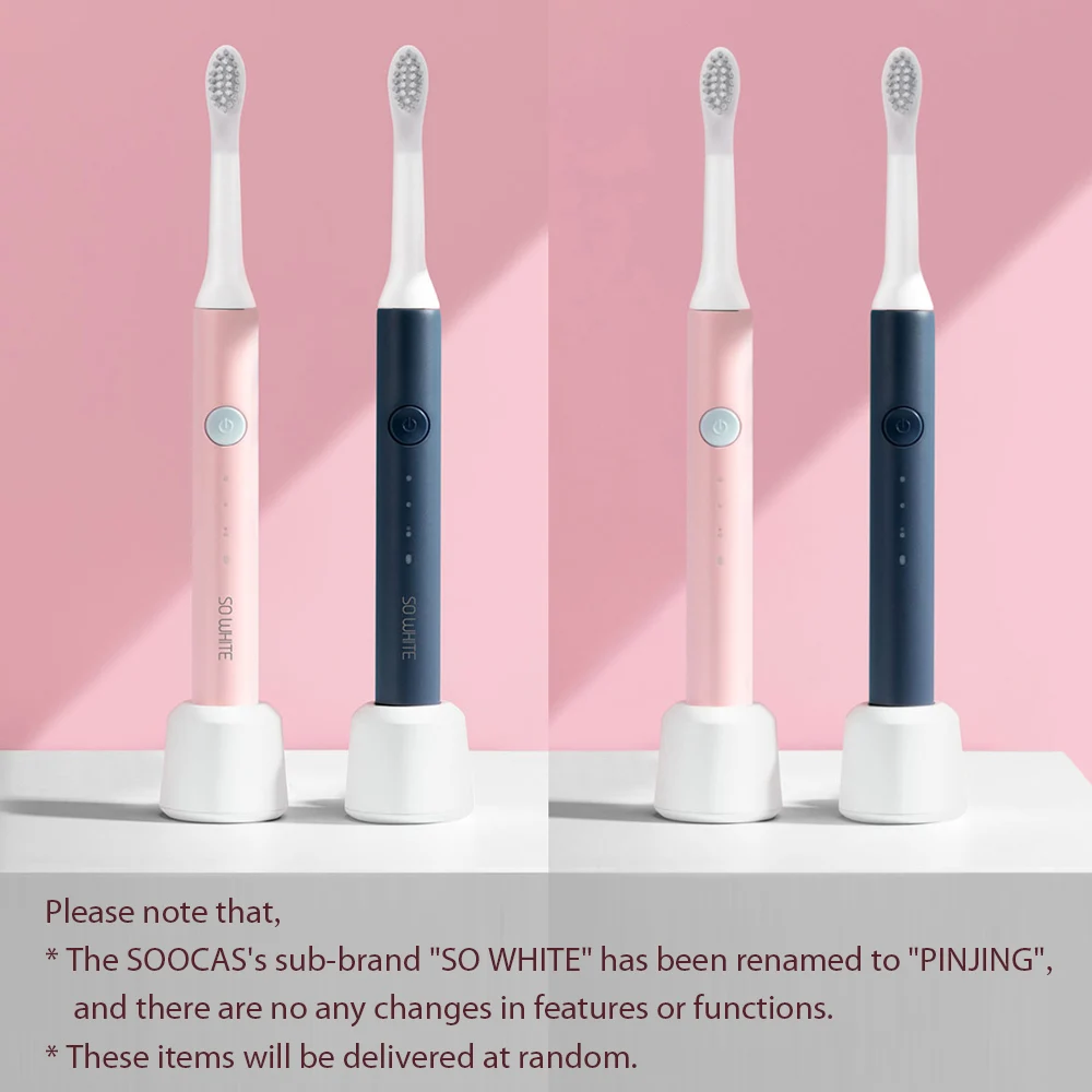 SOOCAS SO WHITE Electric Toothbrush Wireless USB Rechargeable Teeth Cleaning Brush Sound Waves Smart Ultrasonic Whitening Brush SOOCAS SO WHITE Electric Toothbrush Wireless USB Rechargeable Teeth Cleaning Brush Sound Waves Smart Ultrasonic Whitening Brush