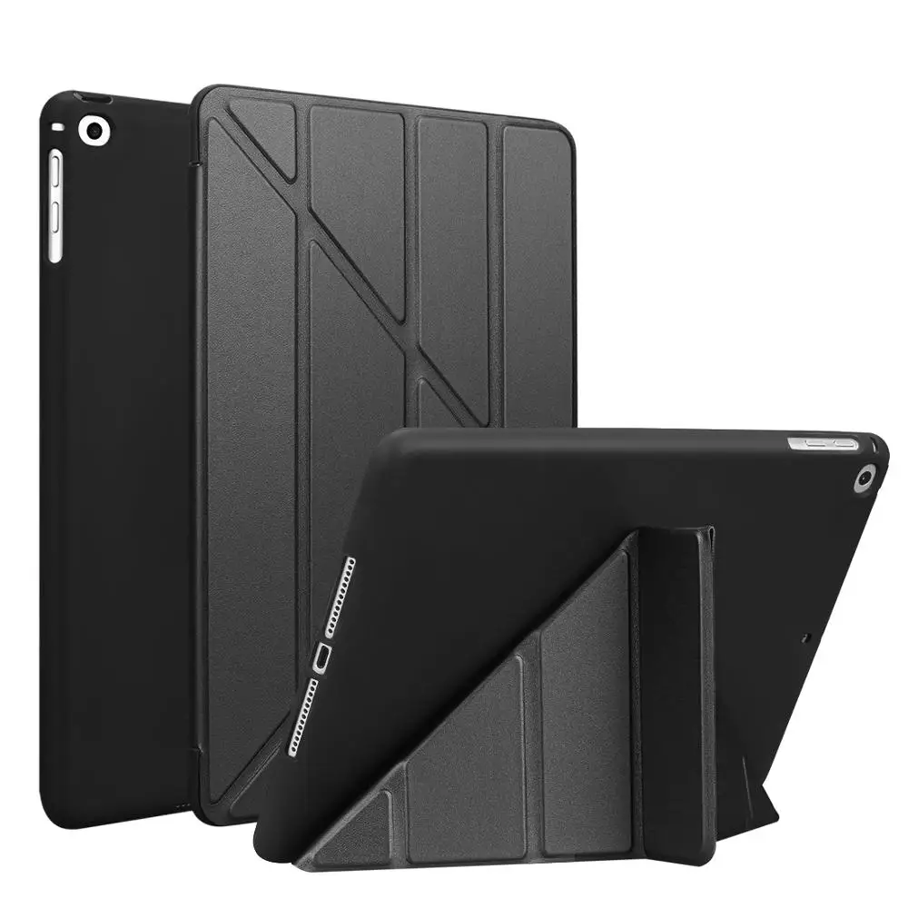Black Для iPad Pro 10,5 чехол /iPad Air 3 чехол искусственная кожа и силикон задняя крышка смарт чехол Funda HY004 - Цвет: Black