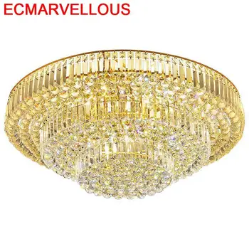 

Sufitowa Plafond Lampara Techo Vintage Lamp For Living Room Crystal LED Plafonnier Plafondlamp Luminaria De Teto Ceiling Light