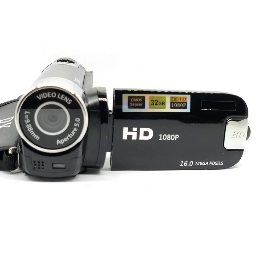 D90 Цифровая камера 16MP Ультра HD камера 180 градусов вращение флип-экран Камера SLR 4X цифровой зум