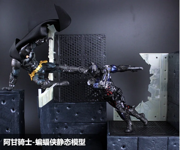 Мягко шепчущий аниме KOTOBUKIYA Бэтмен военный, Супермен Форрест Gump Knight Scene Deck Garage Kit