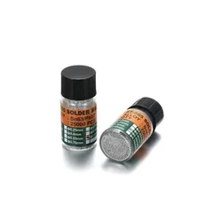 Boules de plomb BGA pour soudage de puces IC, 25000 pièces/bouteille 0.2 0.3 0.5 0.65mm, pour soudage Mac ordinateur portable, boule de soudure Flash, étain Sn63/ 