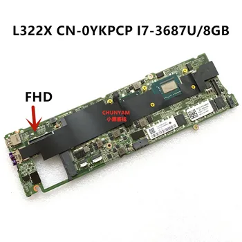 

D13B I7-3687U 8G FHD FOR Dell XPS 13 L322X Laptop Motherboard DAD13BMBCC0 CN-0YKPCP YKPCP mainboard notbook pc