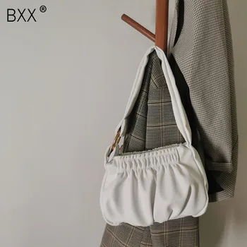 

[BXX] Small PU Leather Shoulder Bags For Women 2020 Autumn Trending Handbags Women's Branded Ladies Travel Hand Bag HL804