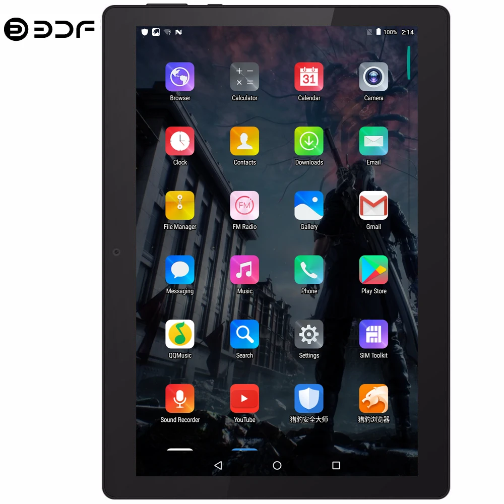 BDF планшетный ПК с системой андроида 10-дюймовый планшетный ПК с системой андроида и 8,1 Octa Core 4 Гб + 64 ГБ, может использоваться как ноутбук