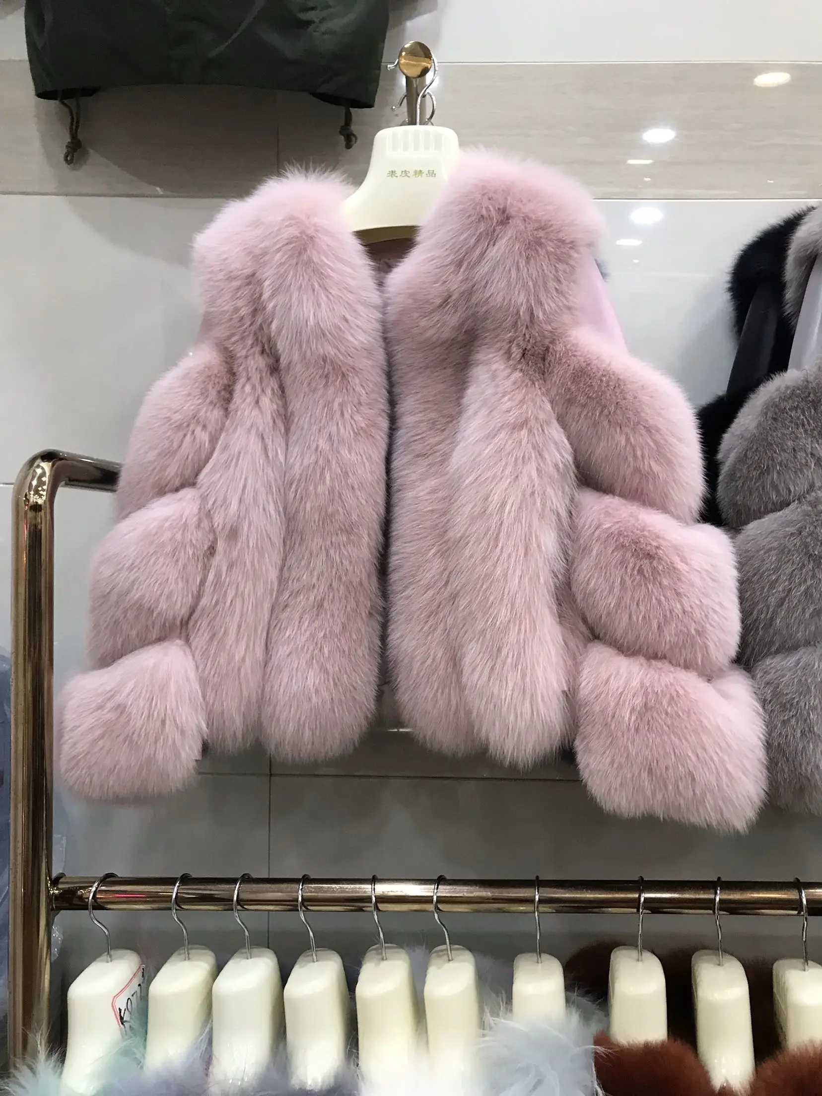Новые женские меховые пальто с натуральным лисьим Меховая куртка женская кожаная куртка модная женская теплая верхняя одежда из овчины с длинным рукавом