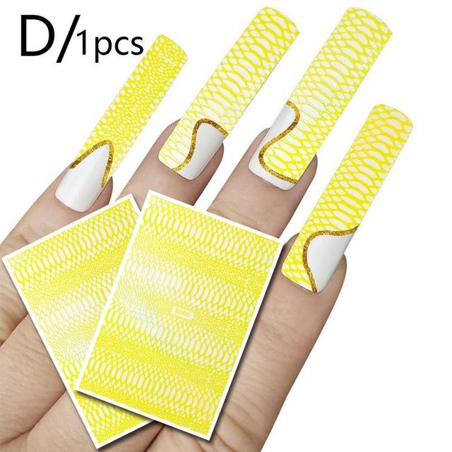 Ice Patch Nail Sticker Japanese Aurora Ice Sticker Decals Self Adhesive Nails Design Sticker Manicure Decoration