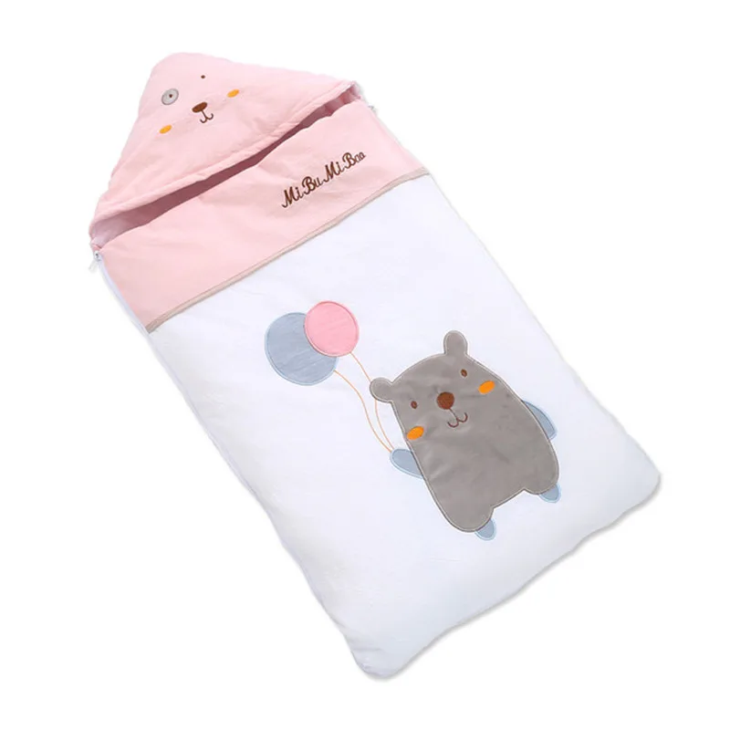 

Winter Cotton Baby Sleeping Bag Envelopes Swaddle Wrap Blanket For Newborns Sleep Sack Baby Bedding Warm Sleeping Bag 0-8 Months