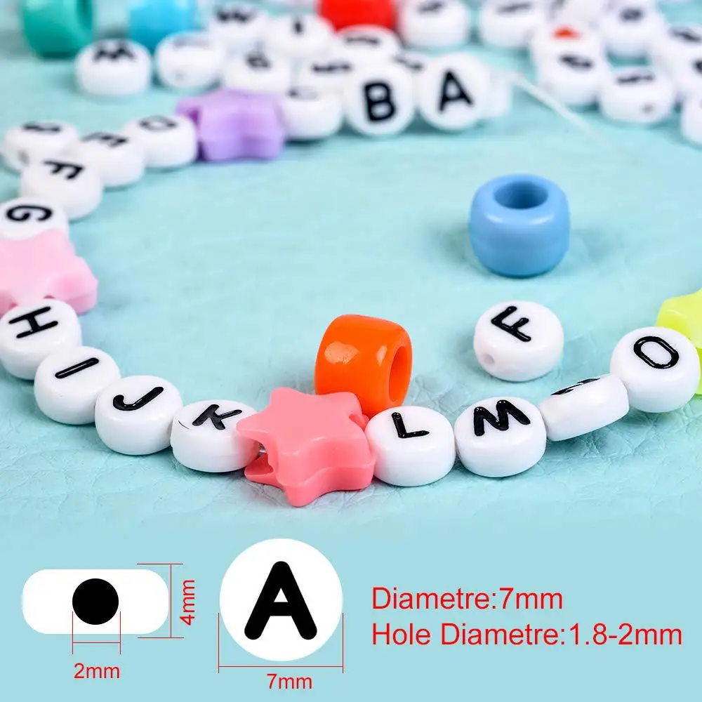 1400pcs Letter Beads, 4x7 mm Acrylic Alphabet Beads, Beads for Jewelry and  Bracelet Making,Letter Bead Bracelet