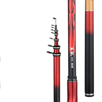 

3.6m-8.1m 3# Rock Fishing Rod Carbon Sea Angeln Stick De Pesca Ultra Super Hard Hand Pole Long Section Distant Throwing Canne