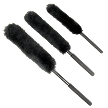 

1 Set Extended Reach Handle Wheel Wool Brush Kit Car interior seat deep cleaning brush wool wheel cleaning brush Car Accessories