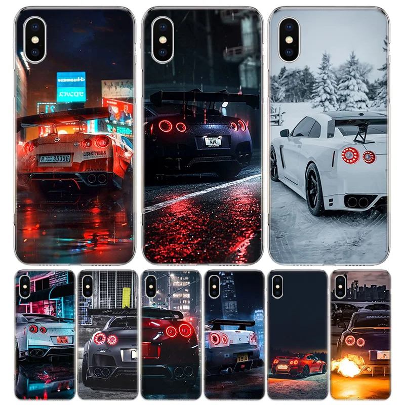 GTR спортивный автомобиль JDM чехол для телефона iPhone 11 Pro Max 13 12 Mini 6X8 6S 7 Plus XS + XR 5S SE