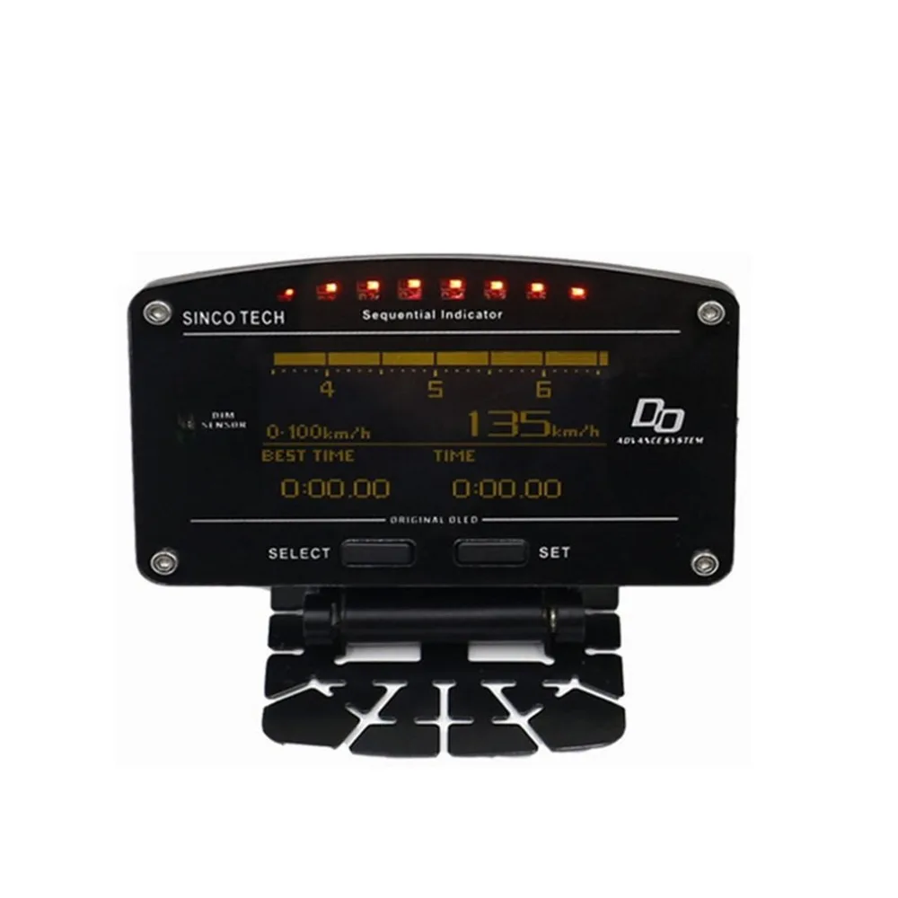 

Multifunction Car Dash LCD Display Turbo Boost Exhaust EGT Temp Tacho RPM Gauge Meter 0-100km/h Testing for Racing Car