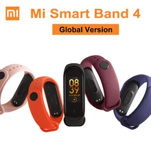 Xiaomi mi Band 4 3 глобальная версия Смарт-часы браслет mi band bluetooth 5,0 OLED Водонепроницаемый Фитнес-браслет