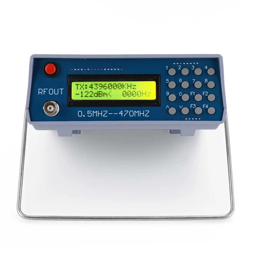 

Walkie-talkie Tester 0.5MHz-470MHz RF Signal Generator Meter Tester for FM Radio Walkie-talkie Debug Digital CTCSS Singal Output