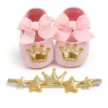 Обувь для девочек; детская обувь принцессы; обувь для девочек; повязка на голову; сезон осень; обувь для малышей
