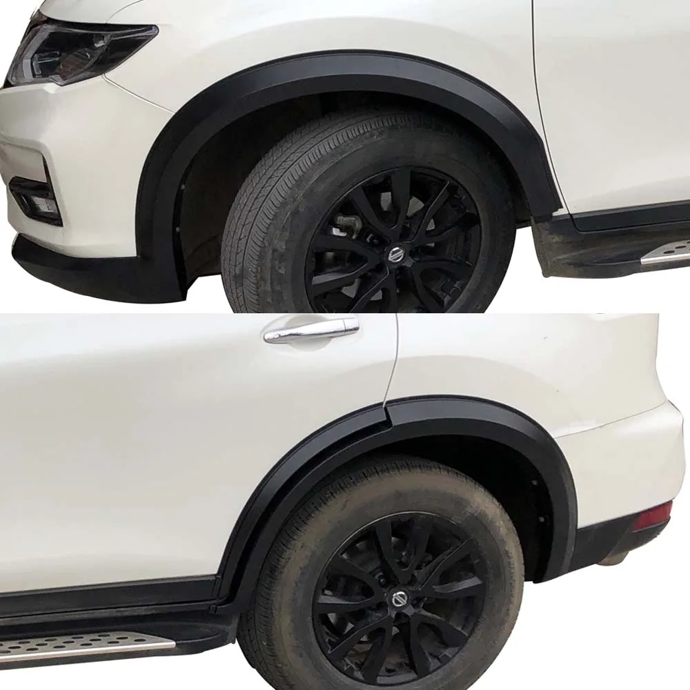 Wheel Arch Fender Flares Mudguards For Nissan X-trail T32 Rogue 2017 2018 2019 2020 Matte Black 6pcs/set Slim hoods car