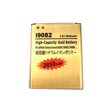 

High capacity 2850mAh i9082 Gold replacement battery For Samsung GALAXY Grand DUOS GT-i9082 i9082 i9080 Phone + Tracking Cord