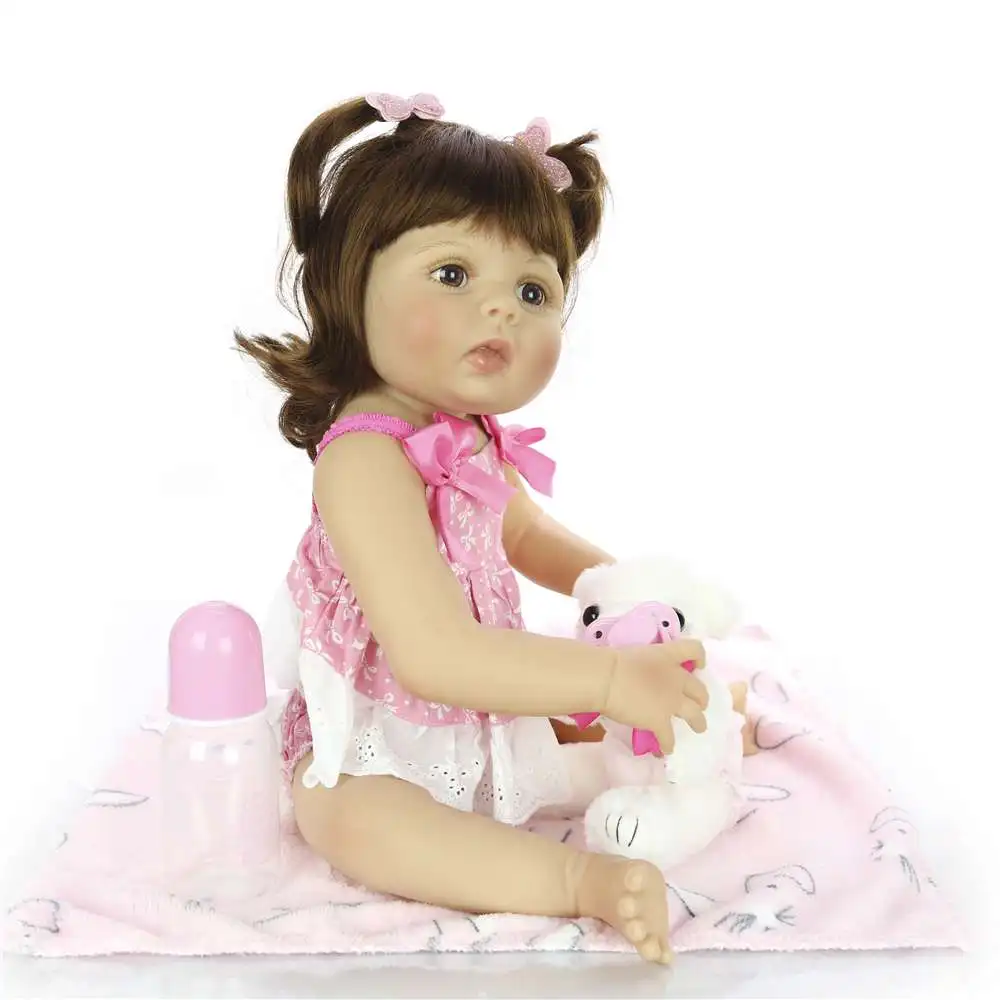 KEIUMI 23 дюймов реалистичные куклы Reborn Baby полностью силиконовые виниловые реалистичные куклы для девочек для детей подарки на день рождения лучшие Playmate