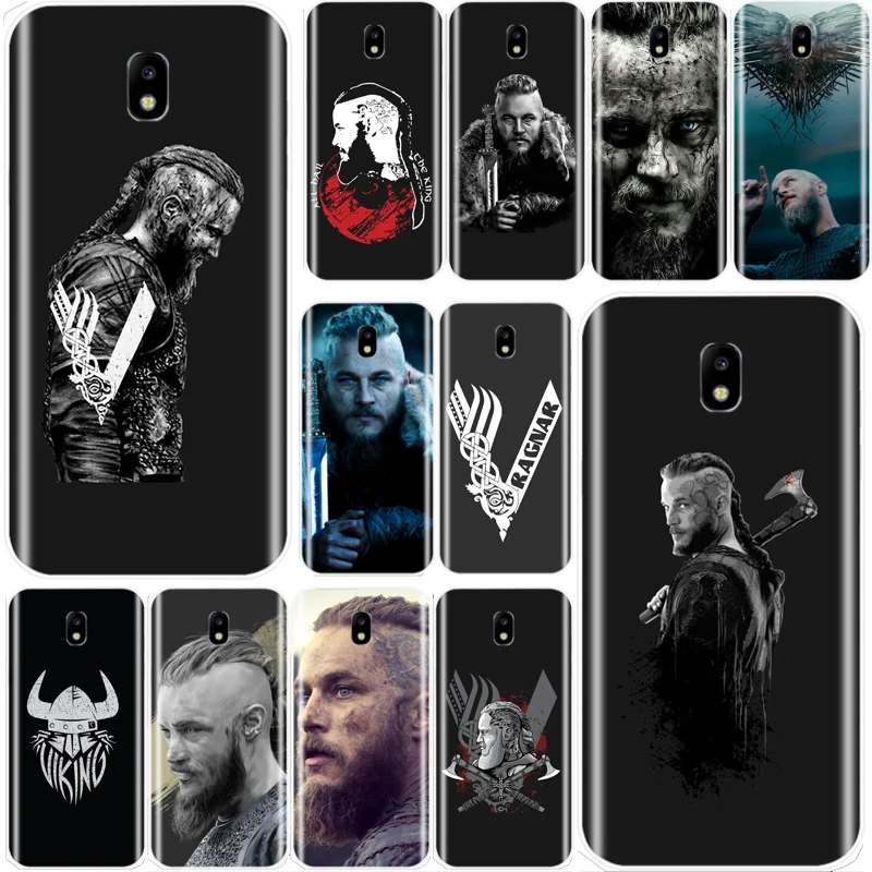 

Ragnar Lothbrok Vikings Cover TPU Phone Case For Samsung Galaxy J4 J5 J6 J8 2018 J3 J5 J7 2017 J7MAX J5 J7 2016 J3PRO