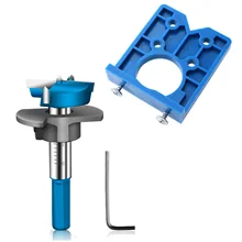 

Drilling Guide Locator 35mm Hinge Drilling Woodworking Tools Concealed Guide Hinge Hole drill bit Guide Locator Hole Opener Door