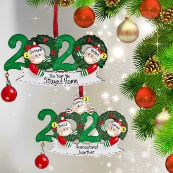 

2020 Xmas Christmas Tree Hanging Face Snowman Pendant Family Ornament Christmas Tree Hanging Pendant Hanging Pendants Santa