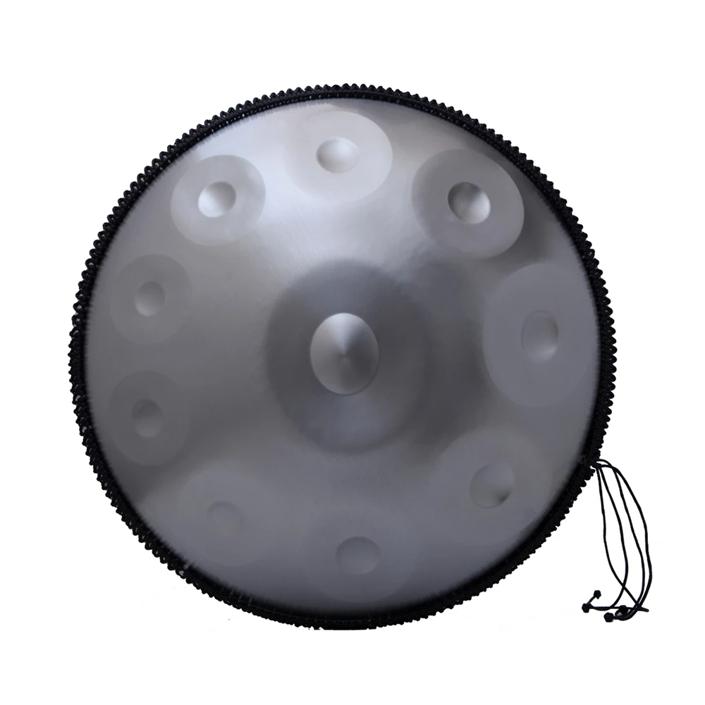 10 нот Handpan ручная кастрюля ручной барабан музыкальный ударный инструмент подарок с барабаном палочка ткань для чистки металлическая подставка сумка для переноски